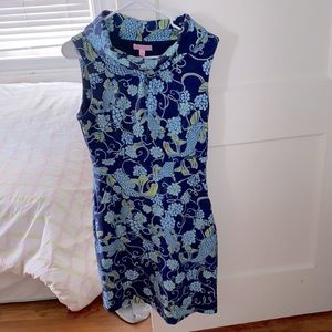 Lily Pulitzer Size 4 navy cocktail dress